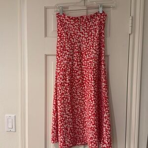 J Crew Red Skirt - Great Condition